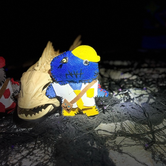 Hand made Zombies in your sports team colors for football season! Made to order. - Picture 8 of 13